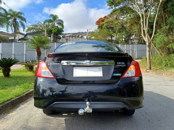 Nissan Versa Unique 1.6 Flex Automático 2017 Preto - R$10.000 ABAIXO FIPE! - Facilita Autos Jacareí - Imagem 6