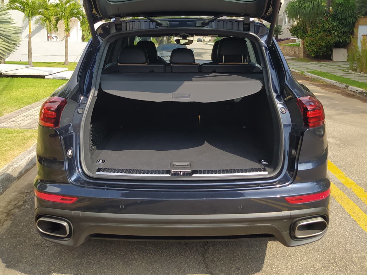 Porsche Cayenne V6 3.6 Automática - 2017 - Azul Moonlight Metálico - Imagem 9